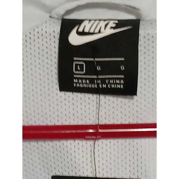 NIKE Zip Up Gray Windbreaker Jacket Coat Size Large  Just Do It CU 6726-043 - Picture 3 of 5